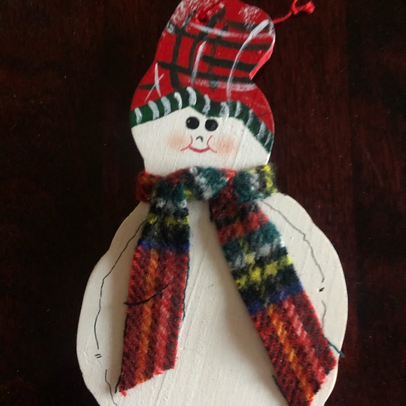 Lot of Five Wooden Christmas Ornaments 🎄 - Picture 4 of 8